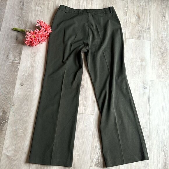 Thalian Olive Green Pants, Professional Slacks Size 14 - Picture 4 of 5